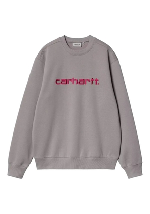 Carhartt WIP logo-embroidered sweatshirt - Grey