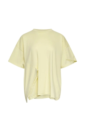 Enföld folded-detail T-shirt - Yellow