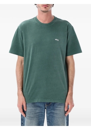 Obey logo-print T-shirt - Green