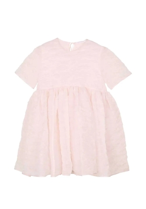 Cecilie Bahnsen Britney cloqué babydoll dress - Pink