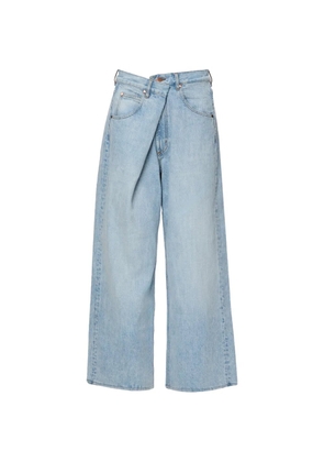 No44 Eve asymmetric-waistband jeans - Blue