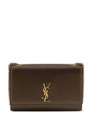Saint Laurent New Kate leather shoulder bag - Brown