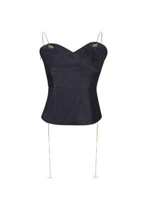 Danamé Mirabel chain-strap sleeveless top - Blue