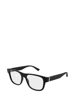 Gucci Eyewear rectangle-frame glasses - Black
