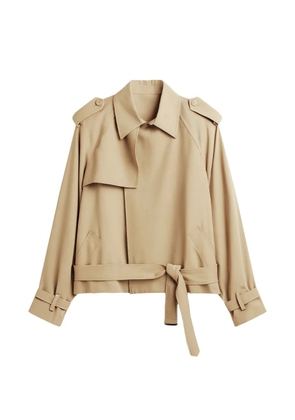 The Frankie Shop buttoned belted coat - Neutrals