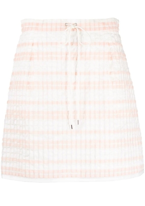 SHIATZY CHEN pleated drawstring skirt - Pink