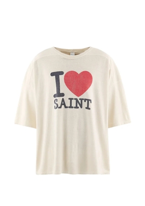 SAINT MXXXXXX logo-print T-shirt - White