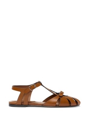 Scarosso Gala cage-detail sandals - Brown