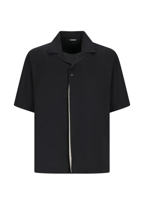 Jacquemus raglan-sleeve shirt - Black