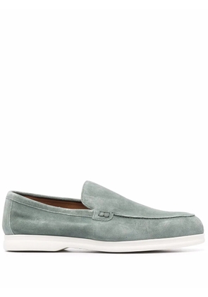 Doucal's smooth-finish loafers - Green
