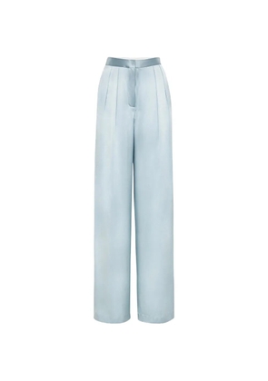Adam Lippes Nils pleated trousers - Blue
