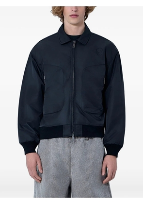 Brain Dead zip-front collared jacket - Black