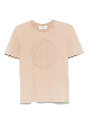 FENDI cotton t-shirt - Neutrals