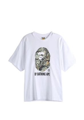 A BATHING APE® Tree Edge Camo logo-print T-shirt - White