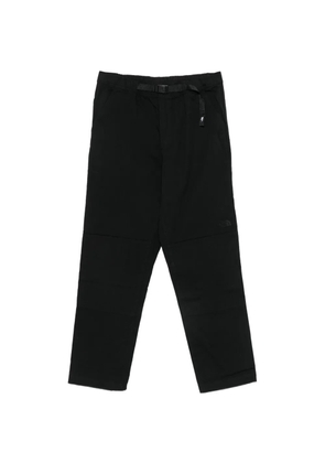 The North Face logo-embroidered trousers - Black