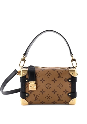 Louis Vuitton Pre-Owned Side Trunk Handbag Reverse Monogram Canvas PM shoulder bag - Black