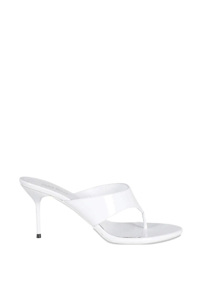 Paris Texas Lidia patent-leather mules - White