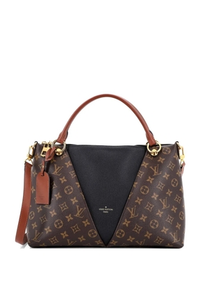Louis Vuitton Pre-Owned V Tote Monogram Canvas and Leather MM shoulder bag - Black