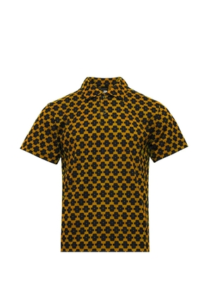 Comme des Garçons Homme Plus printed polo shirt - Yellow