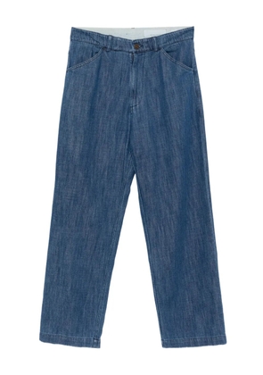 original vintage style side-pocket trousers - Blue
