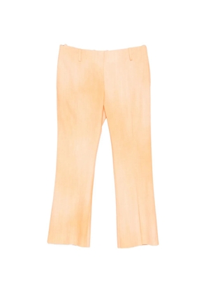 Ermanno Scervino belted pressed-crease trousers - Orange