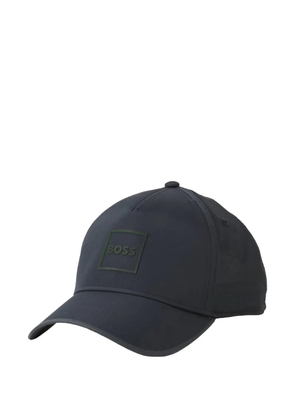 BOSS logo-detail baseball cap - Blue