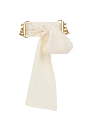 Chloé knotted chain-link belt - Neutrals