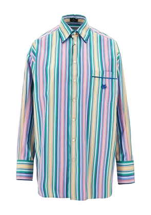 ETRO striped shirt - Blue