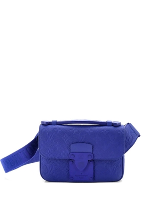 Louis Vuitton Pre-Owned S Lock Sling Bag Monogram Taurillon Leather crossbody bag - Blue