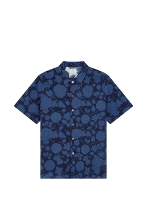 PS Paul Smith floral-print short-sleeve shirt - Blue