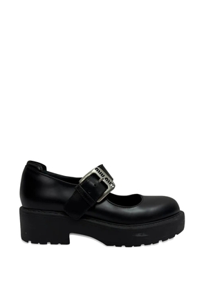Miu Miu Pre-Owned 2020s buckle Mary Jane shoes - Black