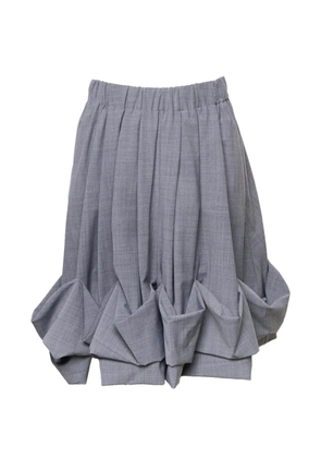 Enföld roll-up draped shorts - Grey