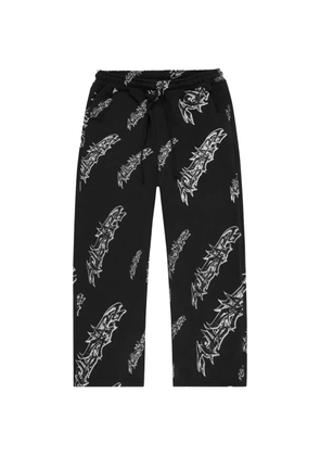 HELLSTAR graffiti-print track pants - Black
