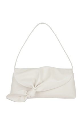 ROTATE BIRGER CHRISTENSEN knot-detail leather shoulder bag - White