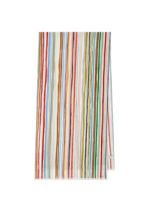 Paul Smith Signature Stripe linen scarf - Neutrals