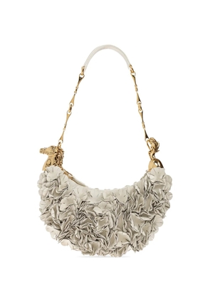Chloé floral-appliqué shoulder bag - Neutrals