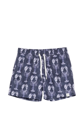 Altea lobster-print swim shorts - Blue