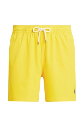 Polo Ralph Lauren drawstring-waist logo-embroidered swim shorts - Yellow
