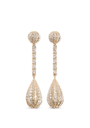 Valentino Garavani Poetique des Gouttes earrings in metal and Swarovski® crystals - Gold