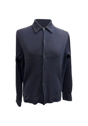 Prada Pre-Owned button-down long-sleeve shirt - Blue