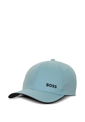 BOSS logo-print baseball cap - Blue