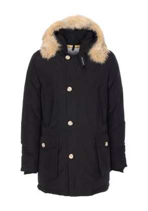 Woolrich fur-trim coat - Black