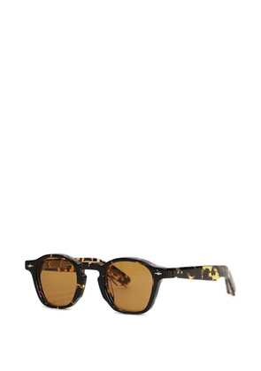 Jacques Marie Mage Zephirin tortoiseshell-effect sunglasses - Brown