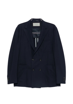 Canali double-breasted blazer - Blue