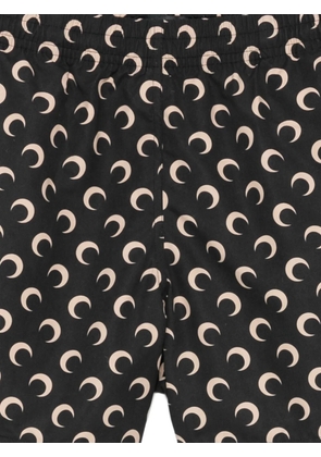 Marine Serre moon-print swim shorts - Black