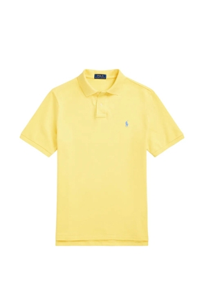 Polo Ralph Lauren logo-embroidered cotton polo shirt - Yellow