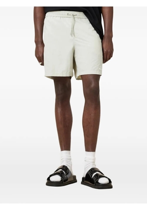 AllSaints Soleil logo-print drawstring swim shorts - Neutrals
