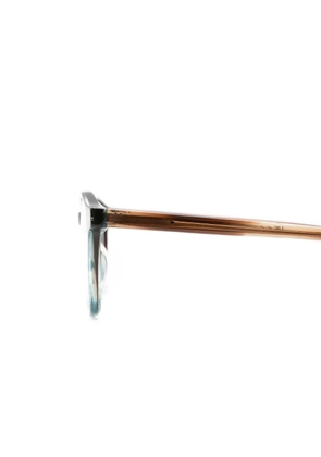 CHARLES STONE round-frame glasses - Brown