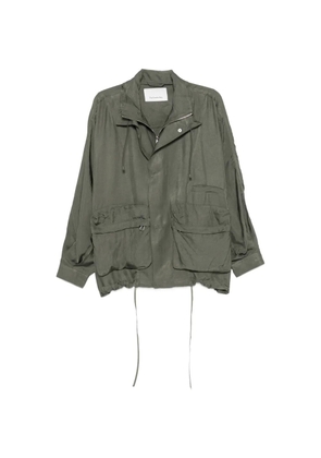 The Frankie Shop Breya fluid jacket - Green
