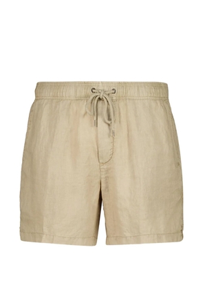 James Perse drawstring linen shorts - Neutrals